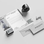 Stationery items include envelope ,letter head, business card, poster and others
