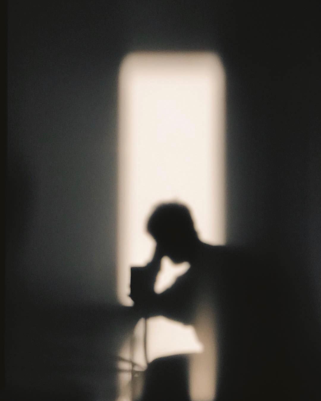 A man in the shadow (Graphic design)